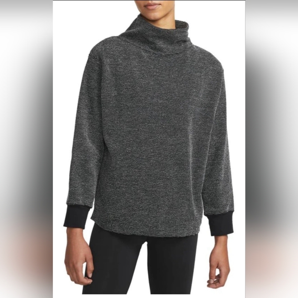 Nike Yoga Womans Black Gray Pullover 2X
